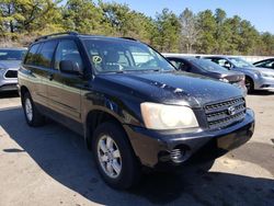 Salvage vehicles for parts for sale at auction: 2002 Toyota Highlander Limited
