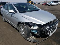 Salvage cars for sale at Brighton, CO auction: 2018 Hyundai Elantra SE