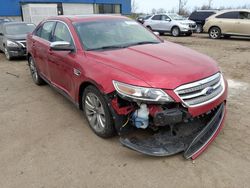 Salvage cars for sale at Woodhaven, MI auction: 2012 Ford Taurus Limited