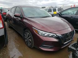 Nissan Sentra SV salvage cars for sale: 2021 Nissan Sentra SV