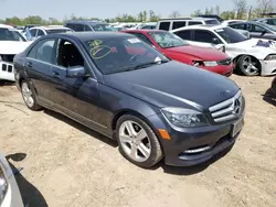 Salvage cars for sale at Cahokia Heights, IL auction: 2011 Mercedes-Benz C300