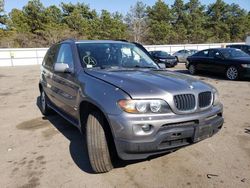 Salvage cars for sale from Copart Brookhaven, NY: 2004 BMW X5 3.0I