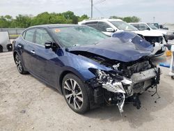 Salvage cars for sale from Copart Lebanon, TN: 2016 Nissan Maxima 3.5S