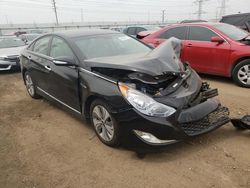 Salvage cars for sale at Dyer, IN auction: 2015 Hyundai Sonata Hybrid