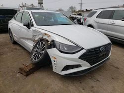 Salvage cars for sale from Copart Chicago Heights, IL: 2020 Hyundai Sonata SEL Plus