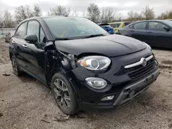 Salvage cars for sale at Elgin, IL auction: 2016 Fiat 500X Trekking