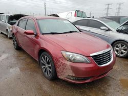 Salvage cars for sale from Copart Elgin, IL: 2013 Chrysler 200 Touring