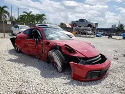 Porsche salvage cars for sale: 2021 Porsche 911 Carrera