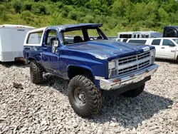 Salvage cars for sale at Hurricane, WV auction: 1981 Chevrolet Blazer K10