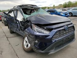 Toyota Rav4 salvage cars for sale: 2021 Toyota Rav4 Limited