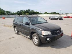 Vehiculos salvage en venta de Copart Wilmer, TX: 2002 Toyota Highlander Limited