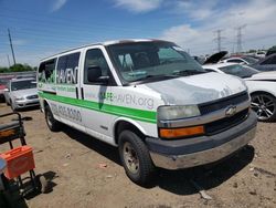 Salvage trucks for sale at Dyer, IN auction: 2005 Chevrolet Express G3500