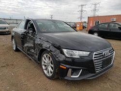 Salvage cars for sale at auction: 2019 Audi A4 Premium