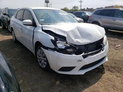Salvage cars for sale at Dyer, IN auction: 2016 Nissan Sentra S