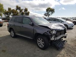 Salvage cars for sale at Martinez, CA auction: 2013 Toyota Highlander Base