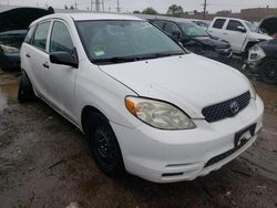 Salvage cars for sale from Copart Dyer, IN: 2003 Toyota Corolla Matrix XR
