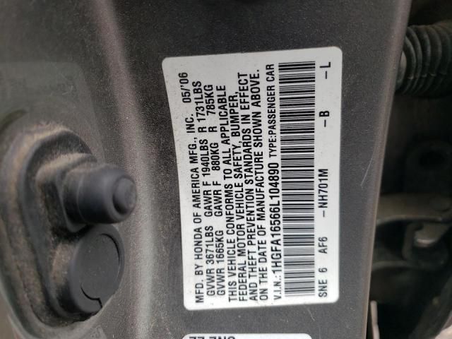 2006 Honda Civic LX