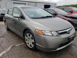 Salvage cars for sale from Copart Chicago Heights, IL: 2006 Honda Civic LX