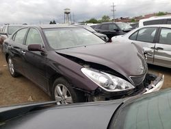 Salvage cars for sale from Copart Chicago Heights, IL: 2005 Lexus ES 330