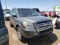 Salvage cars for sale at Dyer, IN auction: 2007 Honda Pilot EXL