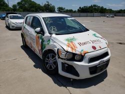 Vehiculos salvage en venta de Copart Wilmer, TX: 2012 Chevrolet Sonic LT