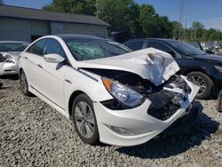 Hyundai Sonata Hybrid salvage cars for sale: 2015 Hyundai Sonata Hybrid