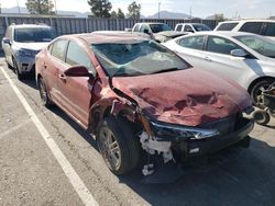 Salvage cars for sale at Anthony, TX auction: 2019 Hyundai Elantra SEL