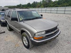 Chevrolet Blazer salvage cars for sale: 2001 Chevrolet Blazer
