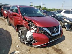 Salvage cars for sale from Copart Lebanon, TN: 2020 Nissan Murano Platinum