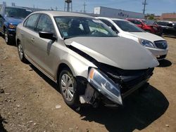 Salvage cars for sale at Dyer, IN auction: 2013 Volkswagen Jetta Base