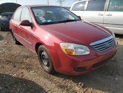 Salvage cars for sale from Copart Dyer, IN: 2008 KIA Spectra EX
