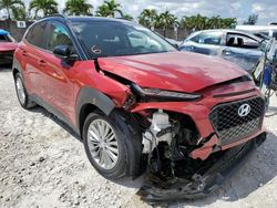 Salvage cars for sale from Copart Opa Locka, FL: 2019 Hyundai Kona SEL