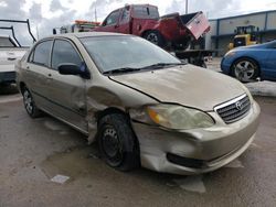 Salvage cars for sale from Copart Riverview, FL: 2007 Toyota Corolla CE