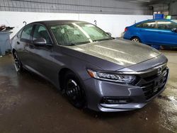 Salvage cars for sale at Candia, NH auction: 2018 Honda Accord Sport