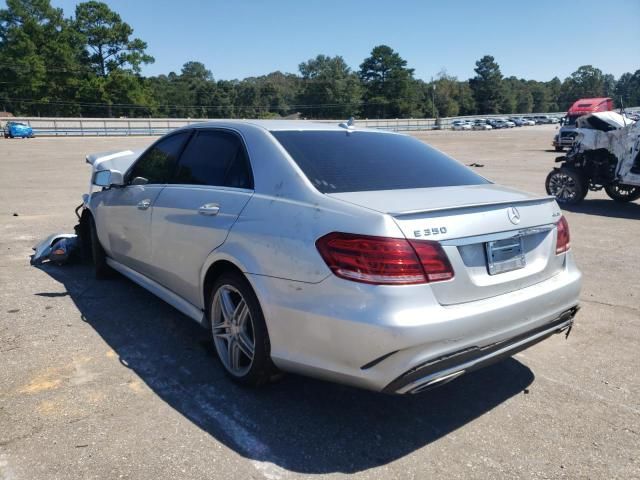 2014 Mercedes-Benz E 350 4matic