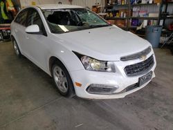 Chevrolet salvage cars for sale: 2016 Chevrolet Cruze Limited LT