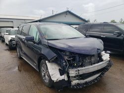 Salvage cars for sale at Dyer, IN auction: 2021 Toyota Sienna XLE