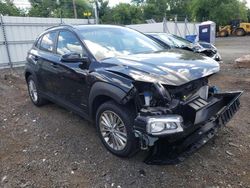 Salvage cars for sale at New Britain, CT auction: 2021 Hyundai Kona SEL