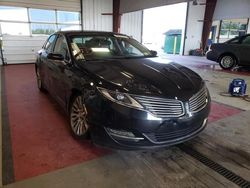 Salvage cars for sale at Angola, NY auction: 2013 Lincoln MKZ