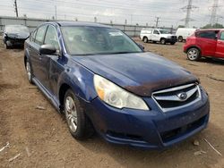 Salvage cars for sale at Dyer, IN auction: 2010 Subaru Legacy 2.5I
