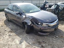 Salvage cars for sale at Florence, MS auction: 2016 Honda Accord LX