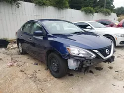 Salvage cars for sale at Fairburn, GA auction: 2018 Nissan Sentra S