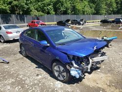 Hyundai salvage cars for sale: 2019 Hyundai Ioniq Blue