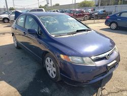 Honda Civic LX Vehiculos salvage en venta: 2007 Honda Civic LX