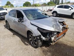 Vehiculos salvage en venta de Copart Miami, FL: 2016 Honda Accord EXL