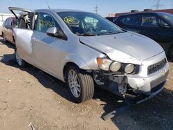 Salvage cars for sale at Dyer, IN auction: 2012 Chevrolet Sonic LT