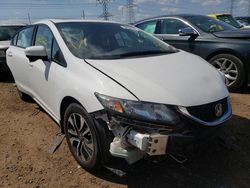 Salvage cars for sale at Dyer, IN auction: 2014 Honda Civic EX
