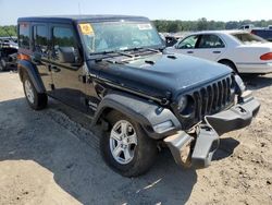 Jeep salvage cars for sale: 2020 Jeep Wrangler Unlimited Sport