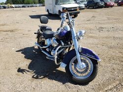 Salvage cars for sale from Copart Elgin, IL: 2004 Harley-Davidson Flstci