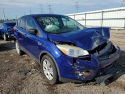 Salvage cars for sale at Dyer, IN auction: 2014 Ford Escape S